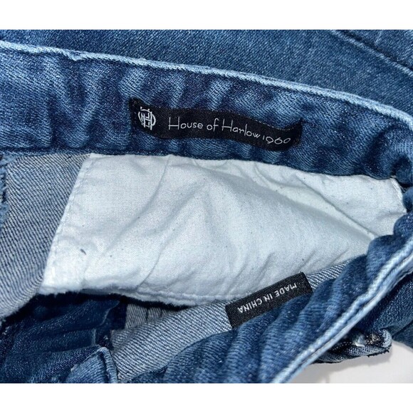 Women's House Of Harlow Hi Rise Braided Detail Trim Short Size 26 - Picture 6 of 7